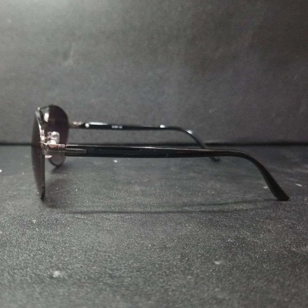 True Gear iShield Aviator Sunglasses Gunmetal Purple Gradient Lens Double Bridge